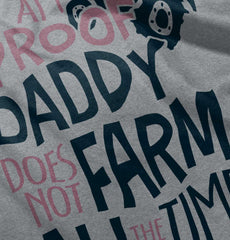 Farm All The Time Raglan Romper Bodysuit-Direct To Garment Print-Brisco Baby