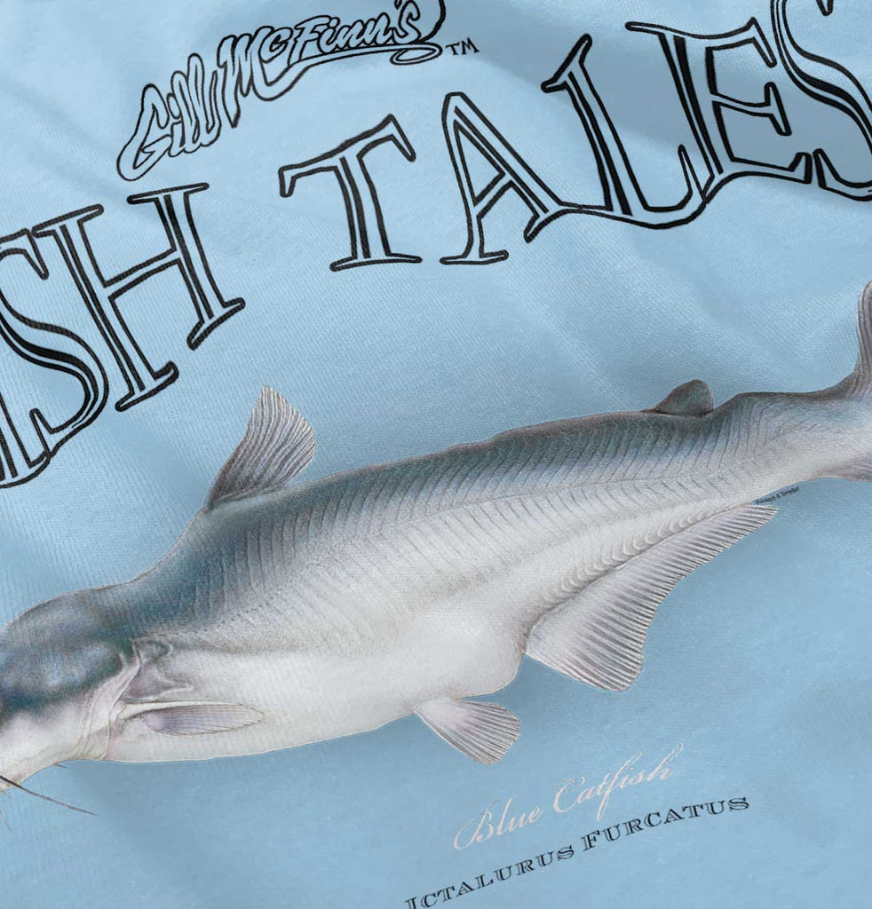 Blue Catfish Infant Toddler T Shirt-Direct To Garment Print-Brisco Baby