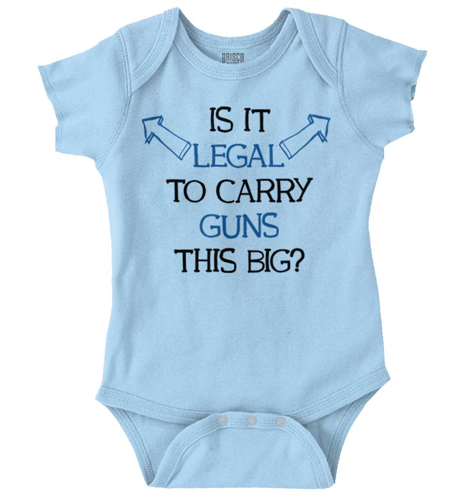 Is It Legal Romper Bodysuit-Direct To Garment Print-Brisco Baby