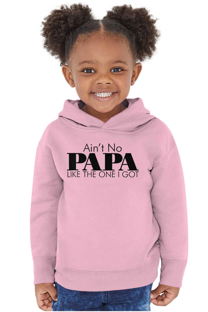 No Papa Like Me Toddler Pullover Hoodie-Direct To Garment Print-Brisco Baby