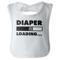 Loading Diaper Infant Baby Bib-Direct To Garment Print-Brisco Baby