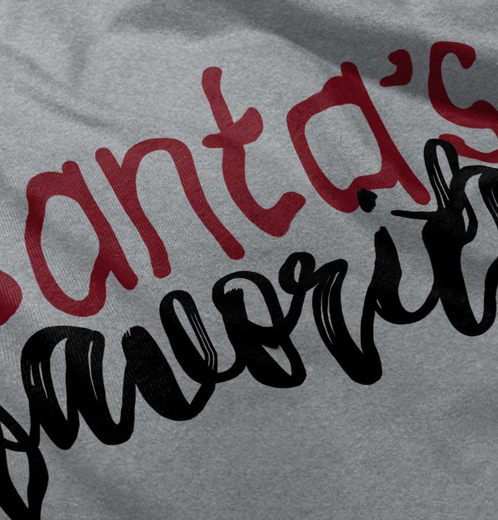 Santa's Favorite Infant Toddler T Shirt-Direct To Garment Print-Brisco Baby