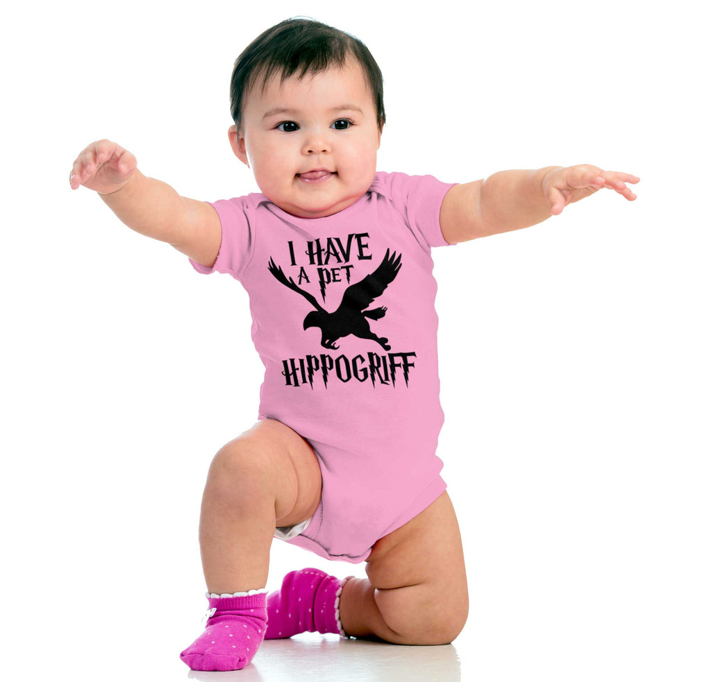 Pet Hippogriff Romper Bodysuit-Direct To Garment Print-Brisco Baby