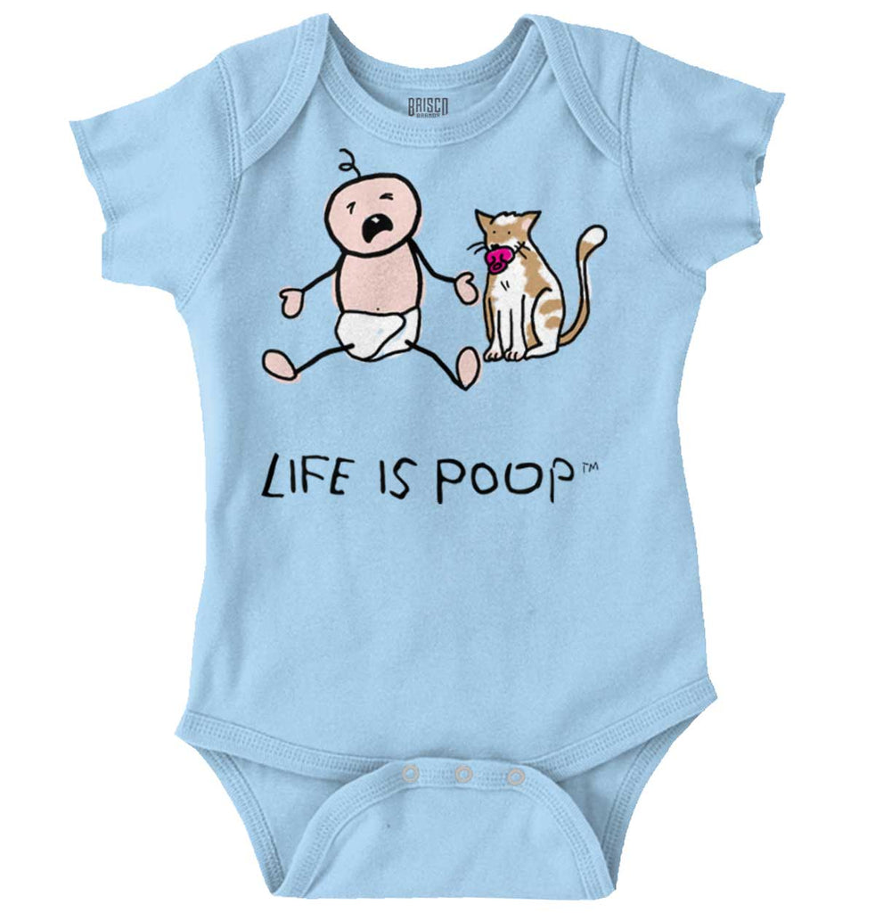 Cat Pacifier Romper Bodysuit-Direct To Garment Print-Brisco Baby