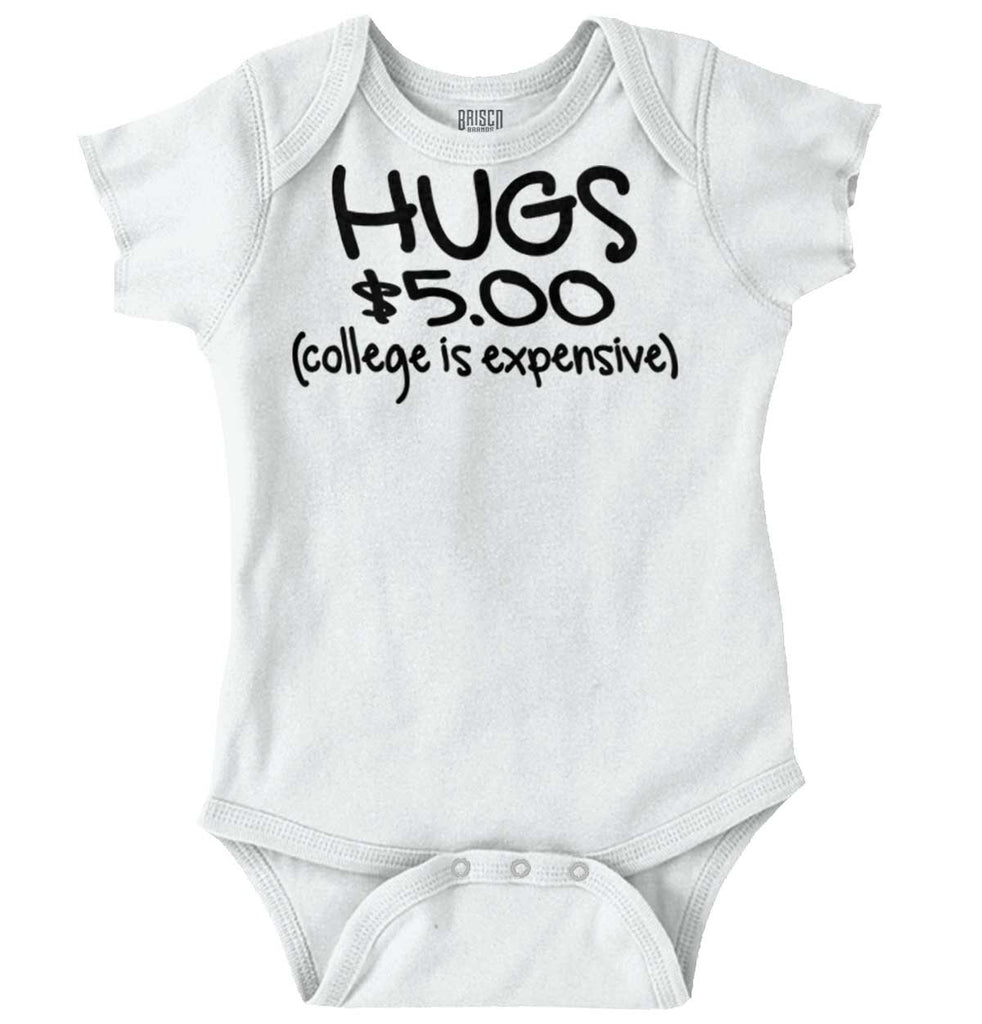 College is Expensive Romper Bodysuit-Direct To Garment Print-Brisco Baby