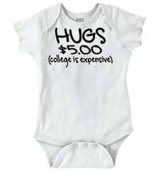 College is Expensive Romper Bodysuit-Direct To Garment Print-Brisco Baby