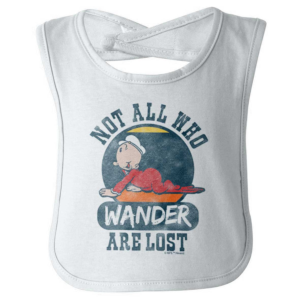 Sweet Pea Wander Infant Baby Bib-Direct To Garment Print-Brisco Baby