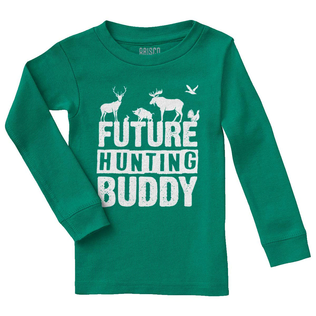 Future Deer Hunting Bud Solid Baby Pajama Top-Direct To Garment Print-Brisco Baby