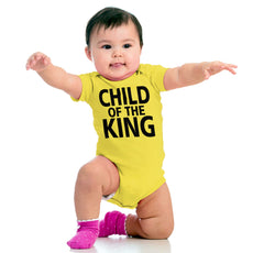 Child Of The King Romper Bodysuit-Direct To Garment Print-Brisco Baby