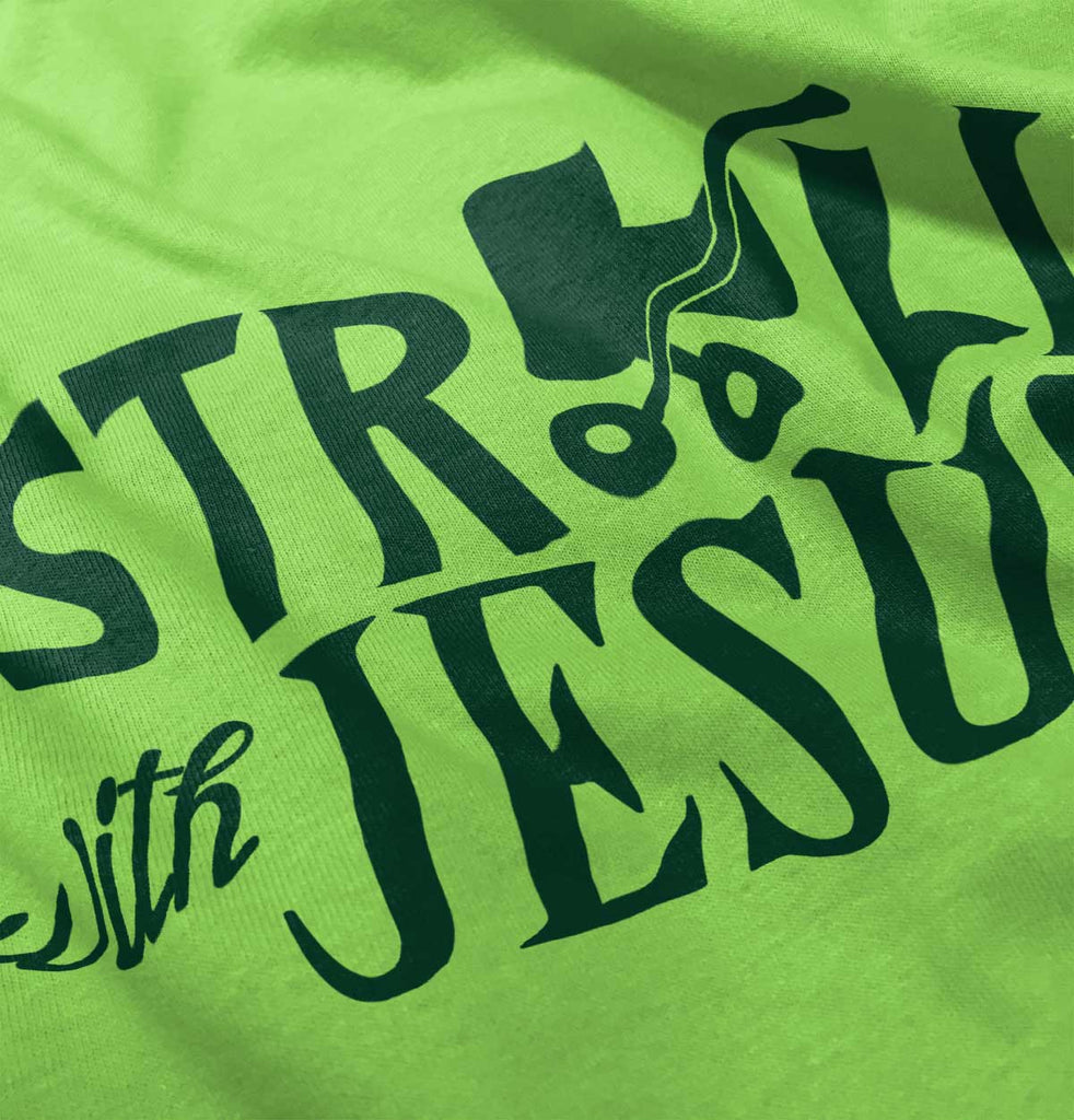 Stroll With Jesus Infant Toddler T Shirt-Direct To Garment Print-Brisco Baby