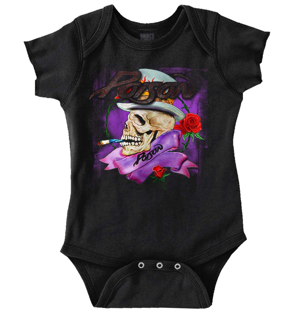 Poison Skeleton Romper Bodysuit-Direct To Garment Print-Brisco Baby