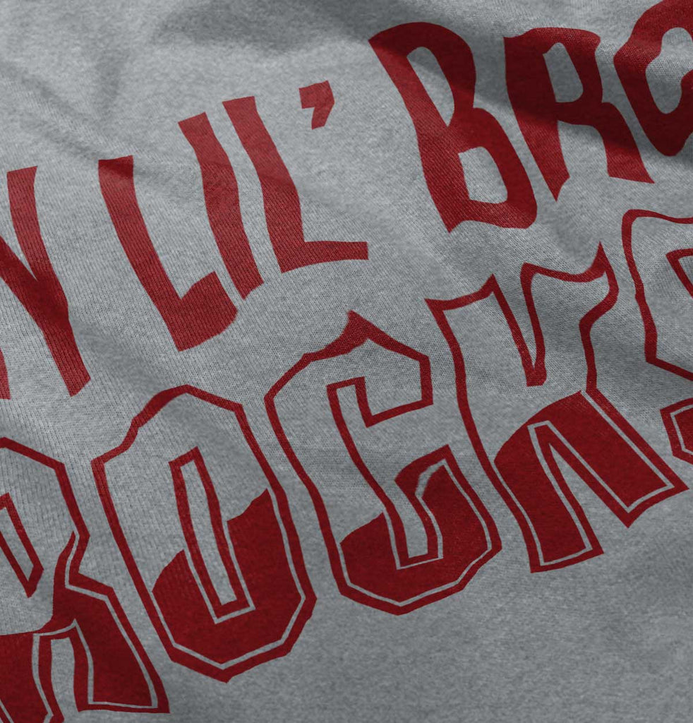 My Lil' Bro Rocks Infant Toddler T Shirt-Direct To Garment Print-Brisco Baby