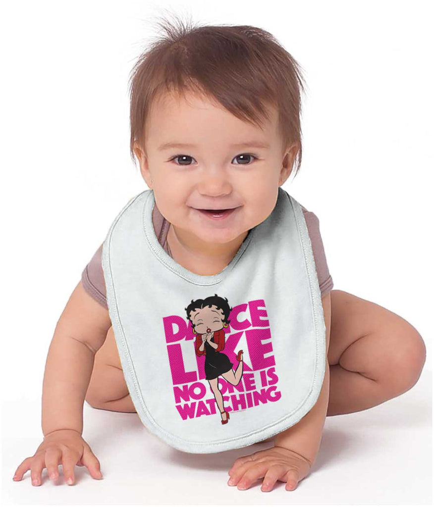 Dancing Betty Infant Baby Bib-Direct To Garment Print-Brisco Baby