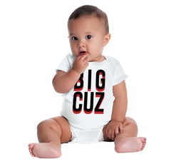 Big Cuz Romper Bodysuit-Direct To Garment Print-Brisco Baby