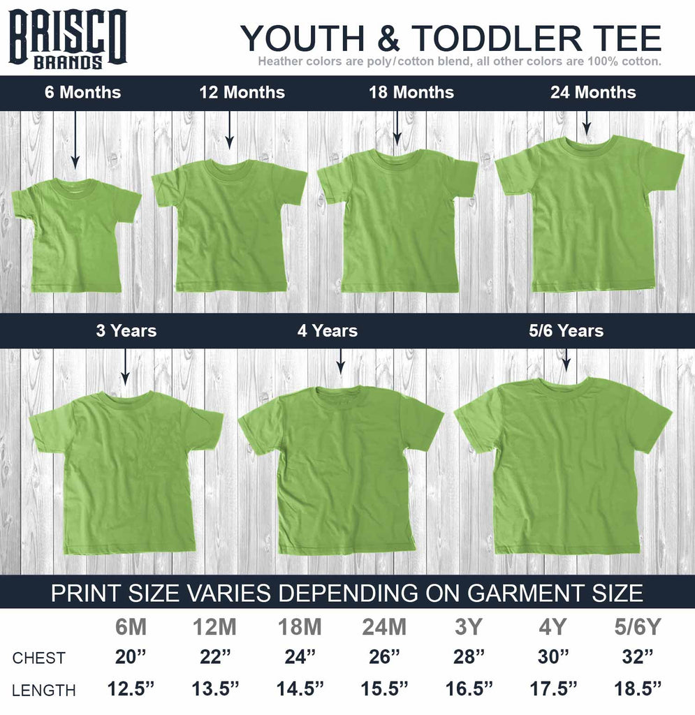 Grandma's Little Caddy Infant Toddler T Shirt-Direct To Garment Print-Brisco Baby