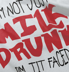 Tit Faced Raglan Romper Bodysuit-Direct To Garment Print-Brisco Baby