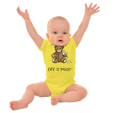 Ripped Teddy Bear Romper Bodysuit-Direct To Garment Print-Brisco Baby