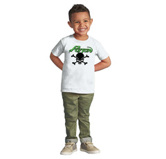 Poison Skull Infant Toddler T Shirt-Direct To Garment Print-Brisco Baby