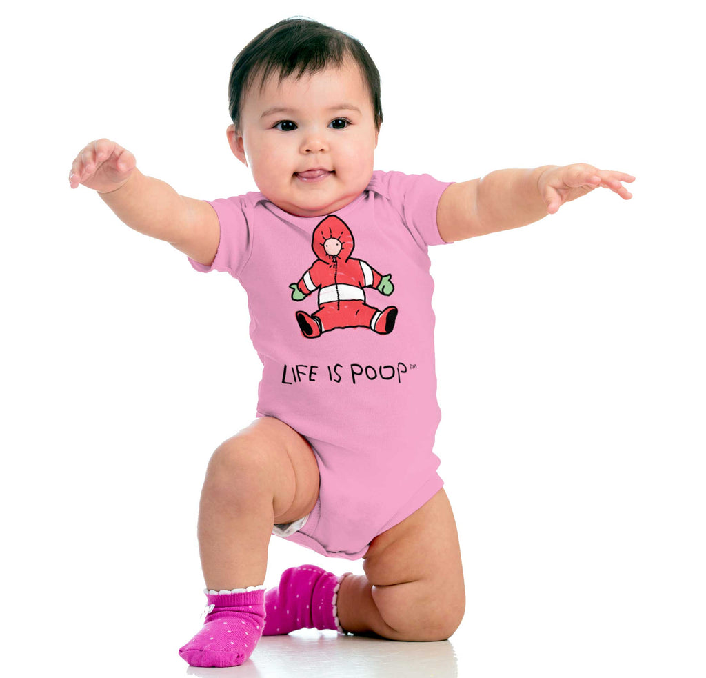 Winter Jacket Romper Bodysuit-Direct To Garment Print-Brisco Baby