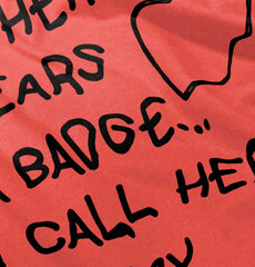 Hero Wears Badge Toddler Football Jersey Tee-Direct To Garment Print-Brisco Baby