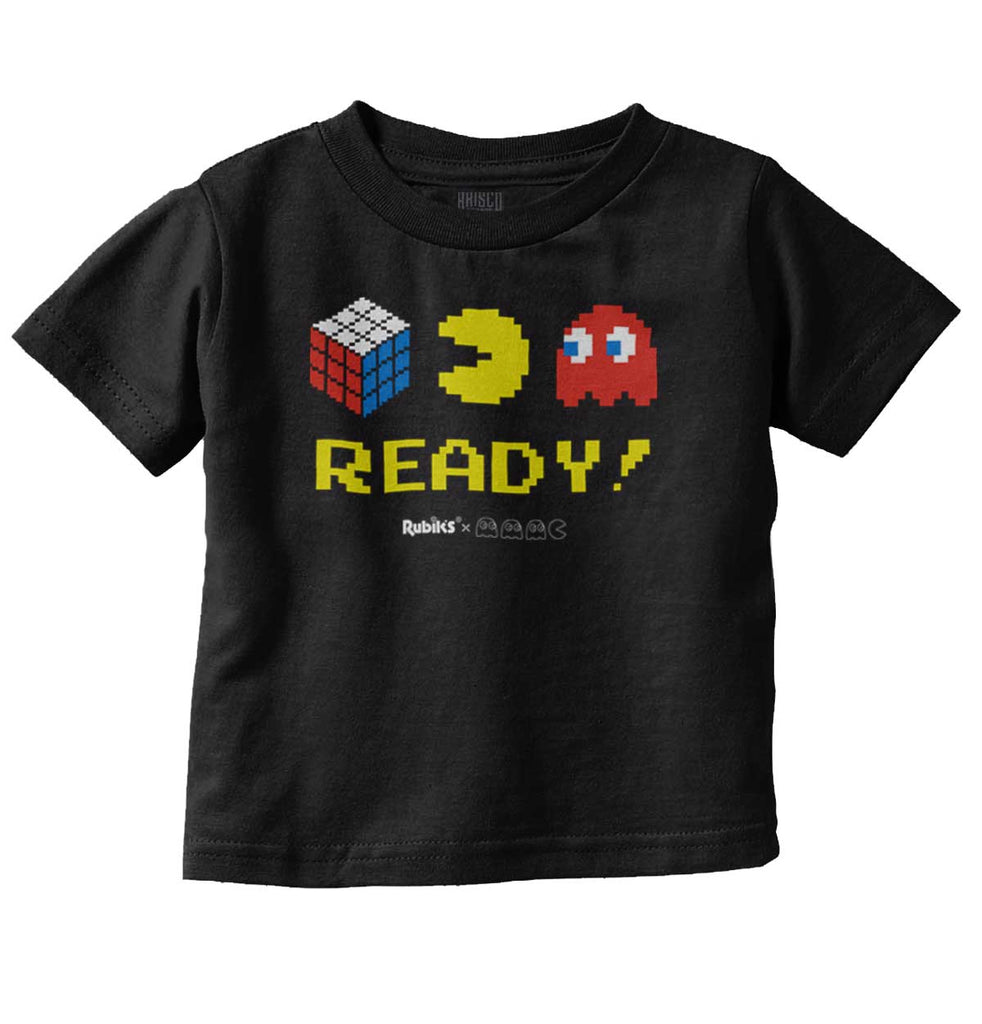 Ready Pac-Man Infant Toddler T Shirt-Direct To Garment Print-Brisco Baby