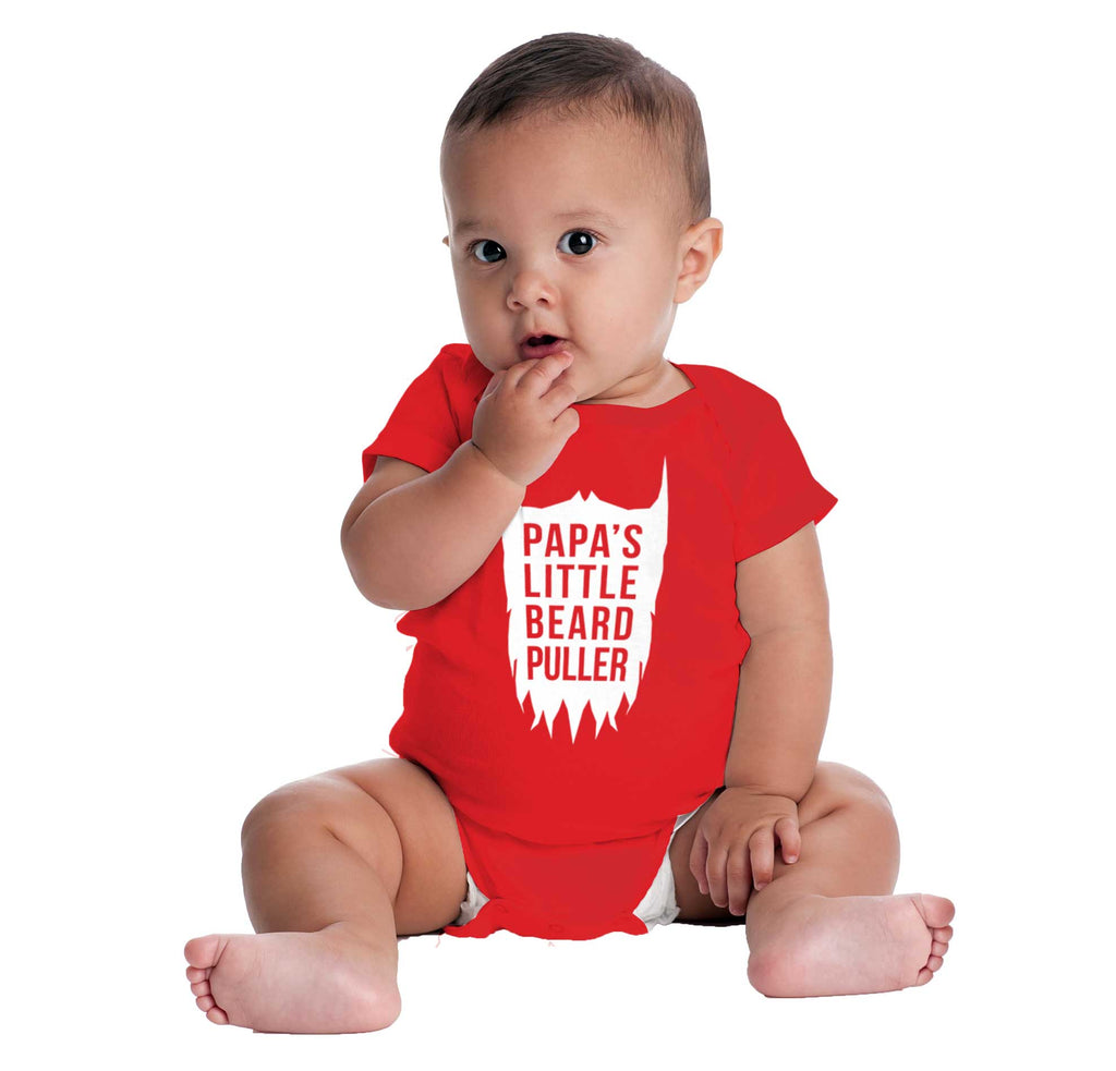 Papa's Little Bread Puller Romper Bodysuit-Direct To Garment Print-Brisco Baby