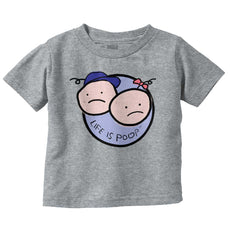 Boy and Girl Logo Infant Toddler T Shirt-Direct To Garment Print-Brisco Baby