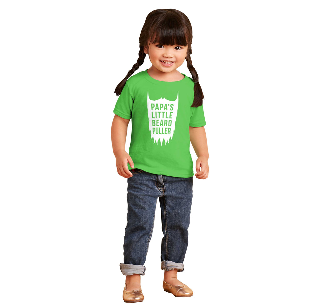 Papa's Little Bread Puller Infant Toddler T Shirt-Direct To Garment Print-Brisco Baby