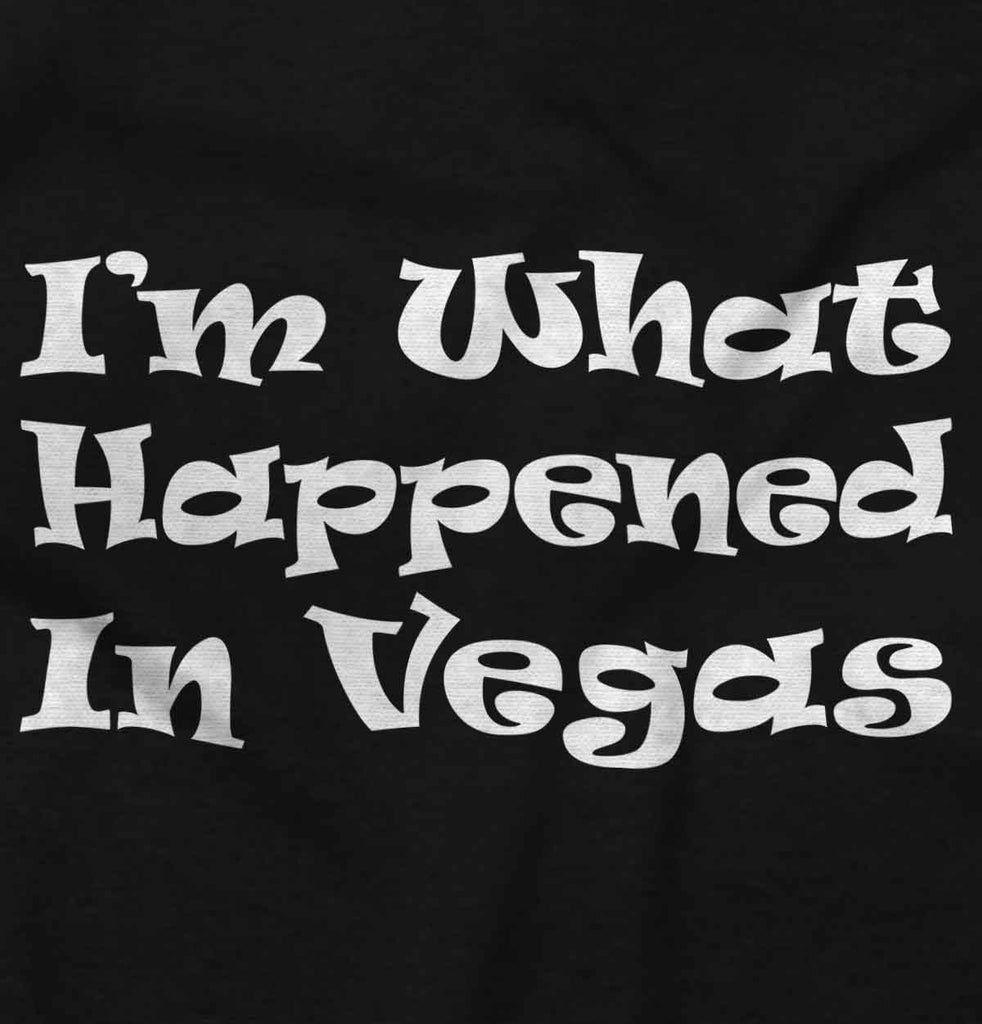 Happened In Vegas Infant Baby Bib-Direct To Garment Print-Brisco Baby