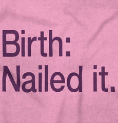 Nailed It Infant Baby Bib-Direct To Garment Print-Brisco Baby