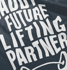 Lifting Partner Toddler Football Jersey Tee-Direct To Garment Print-Brisco Baby