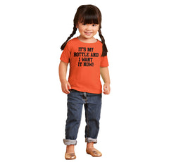 I Want It Now Infant Toddler T Shirt-Direct To Garment Print-Brisco Baby