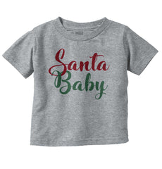 Santa Baby Infant Toddler T Shirt-Direct To Garment Print-Brisco Baby