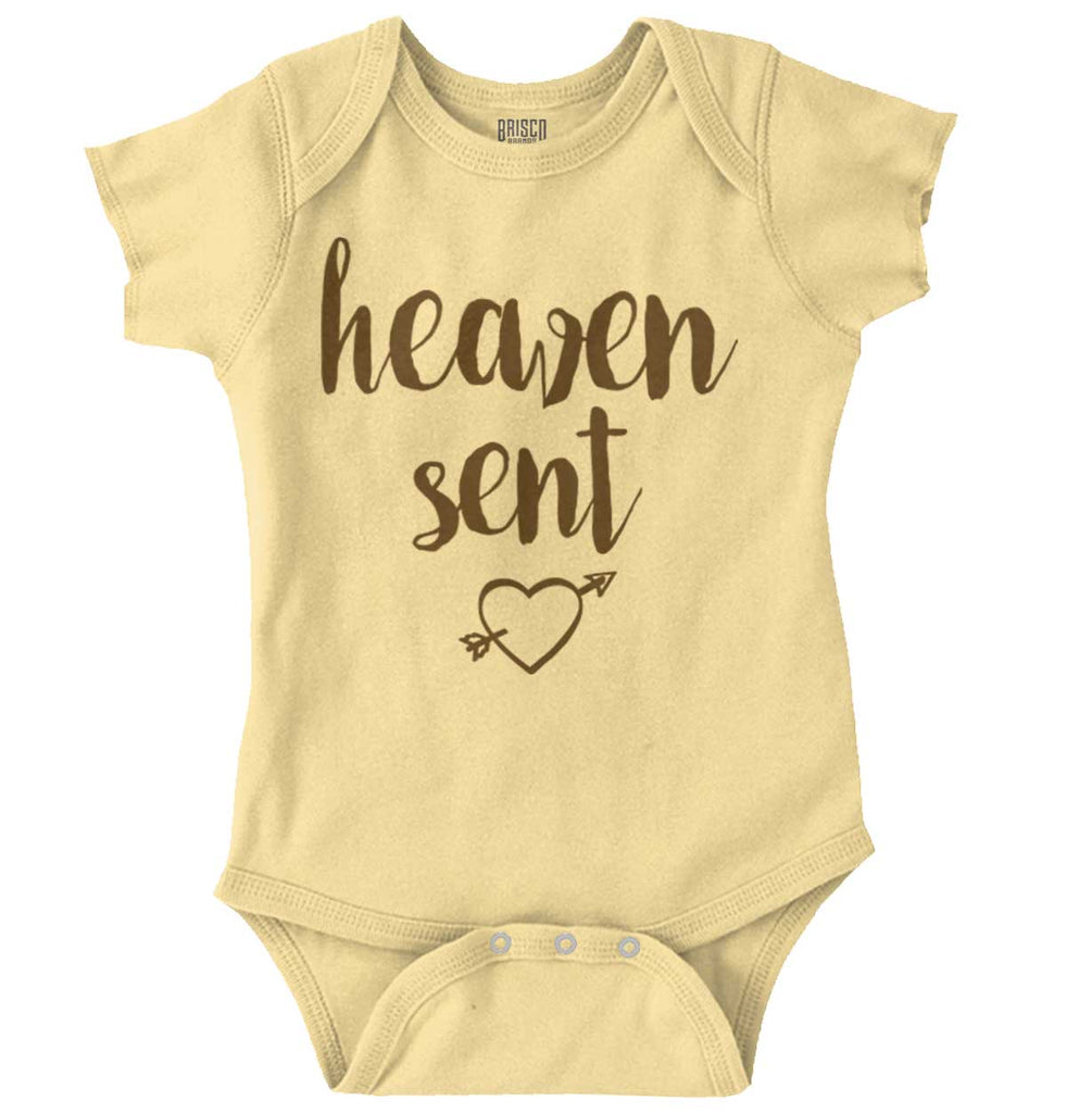 Heaven Sent Romper Bodysuit-Direct To Garment Print-Brisco Baby