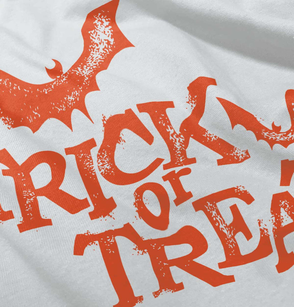Trick or Treat Bats Infant Toddler T Shirt-Direct To Garment Print-Brisco Baby