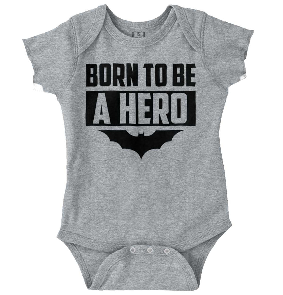 Born Batman Romper Bodysuit-Misc-Brisco Baby