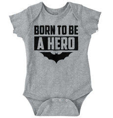 Born Batman Romper Bodysuit-Misc-Brisco Baby