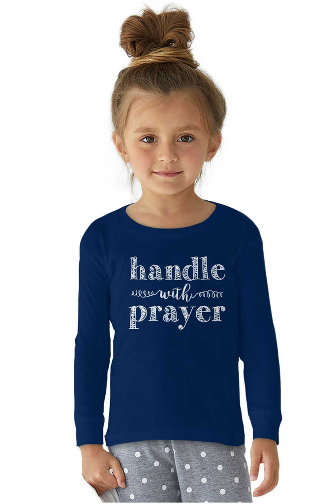 Handle With Prayer Solid Baby Pajama Top-Direct To Garment Print-Brisco Baby