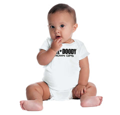 Call Of Doody Romper Bodysuit-Direct To Garment Print-Brisco Baby