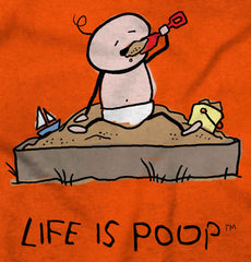 Eating Sand Infant Toddler T Shirt-Direct To Garment Print-Brisco Baby