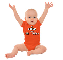 Cousin Best Friend Romper Bodysuit-Direct To Garment Print-Brisco Baby