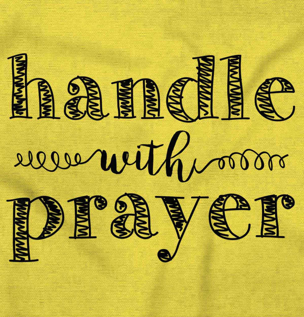 Handle With Prayer Romper Bodysuit-Direct To Garment Print-Brisco Baby