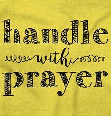 Handle With Prayer Romper Bodysuit-Direct To Garment Print-Brisco Baby