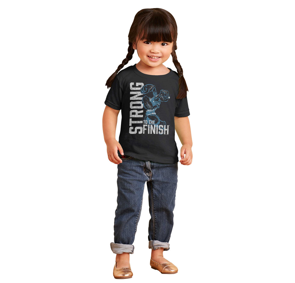 Popeye Muscles Infant Toddler T Shirt-Direct To Garment Print-Brisco Baby