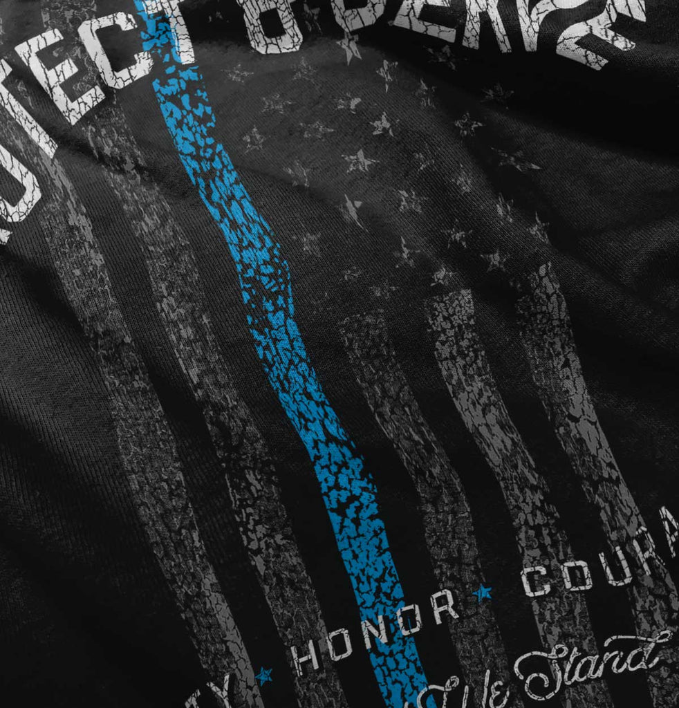 Protect And Serve Romper Bodysuit-Direct To Garment Print-Brisco Baby