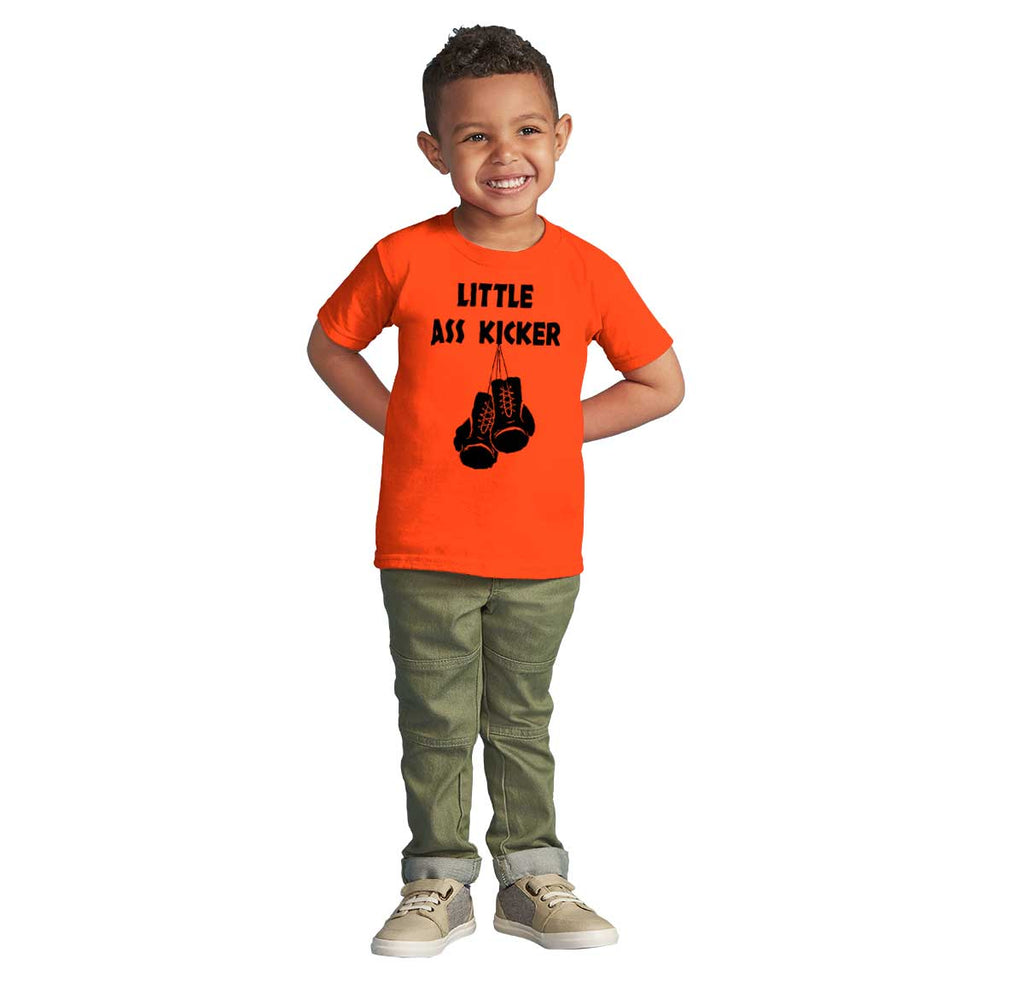 Little Ass Kicker Infant Toddler T Shirt-Direct To Garment Print-Brisco Baby