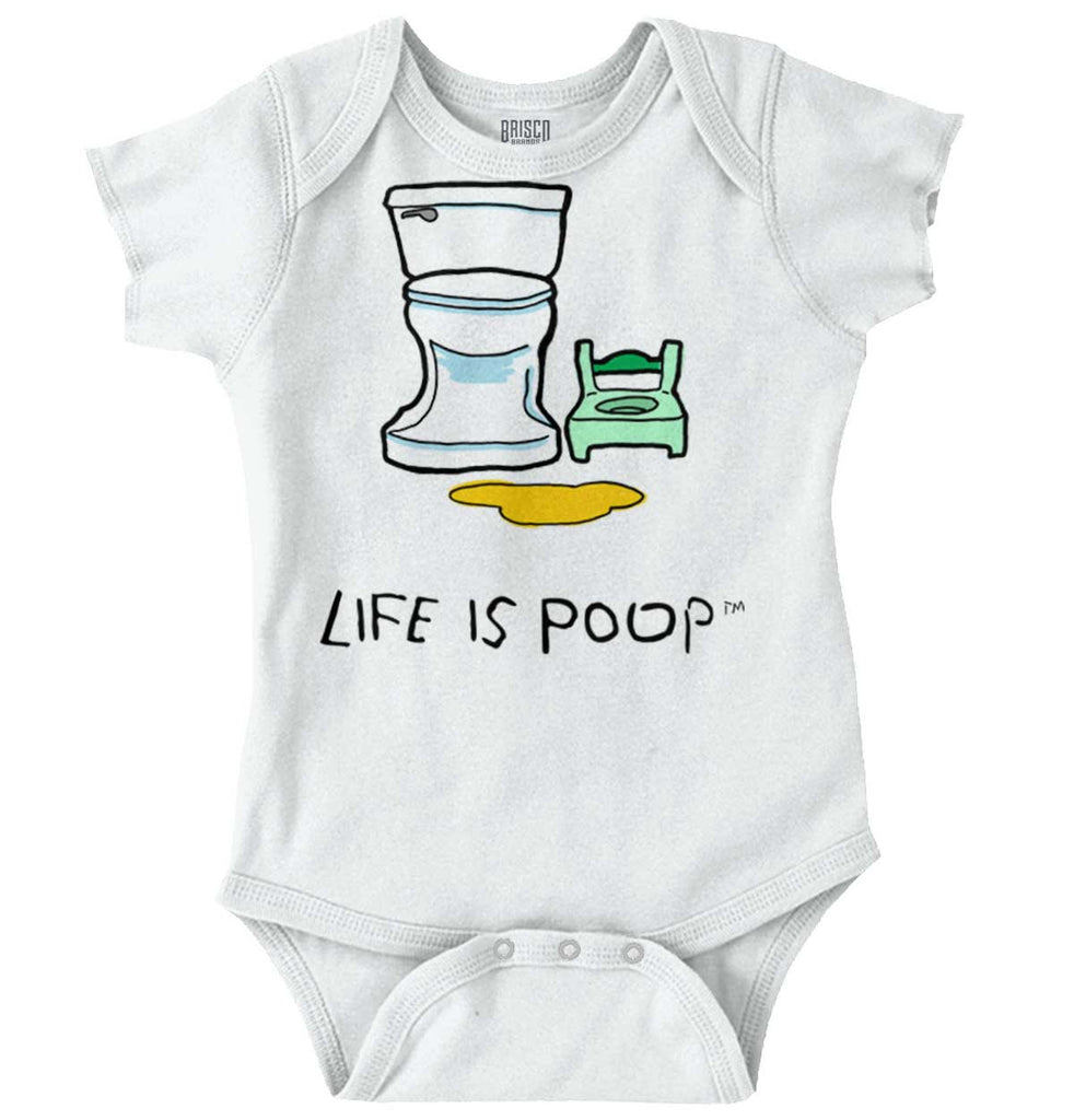 Potty Train Romper Bodysuit-Direct To Garment Print-Brisco Baby