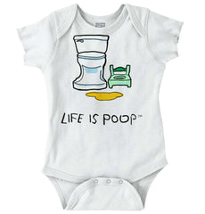 Potty Train Romper Bodysuit-Direct To Garment Print-Brisco Baby