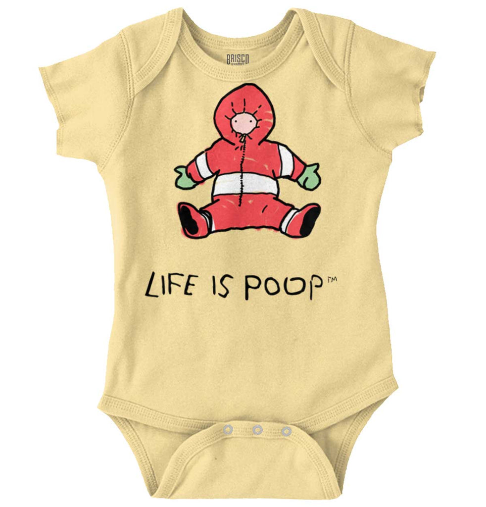 Winter Jacket Romper Bodysuit-Direct To Garment Print-Brisco Baby