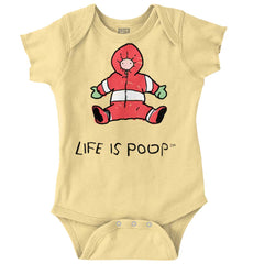 Winter Jacket Romper Bodysuit-Direct To Garment Print-Brisco Baby